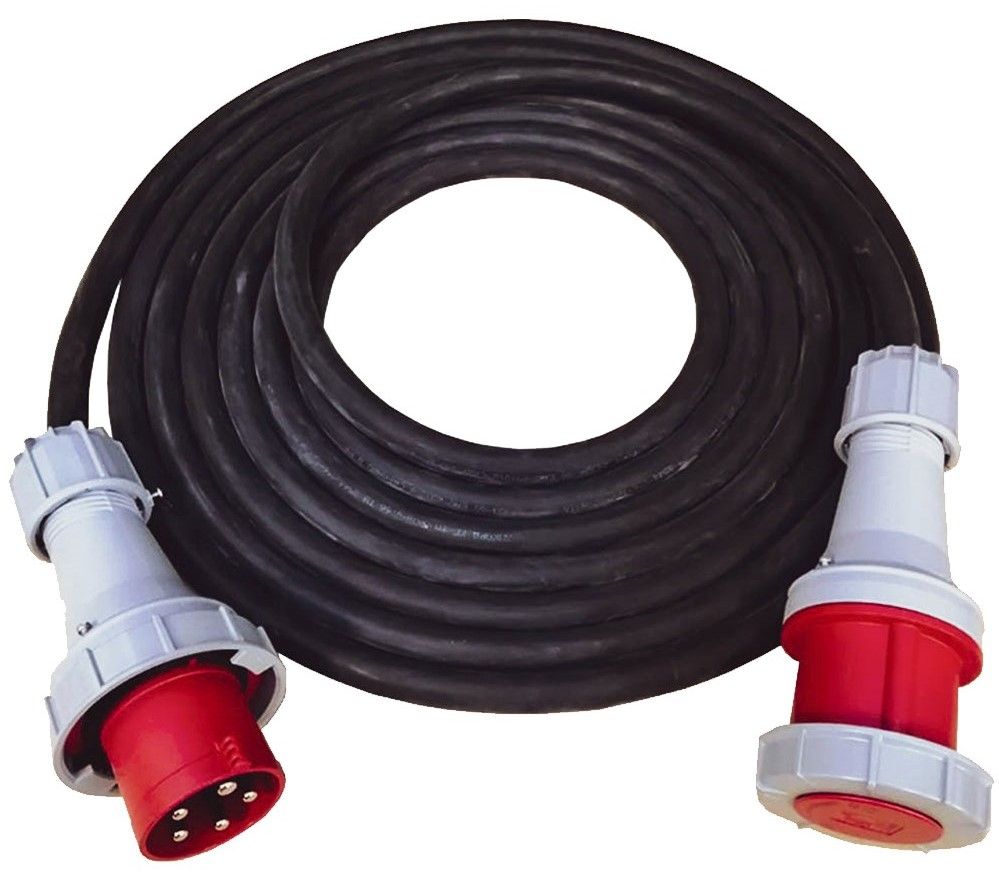 Удлинитель кабельный силовой EDS CP 5Х16-63А CEE 63A-5PIN/CEE 63A-5PIN 5М