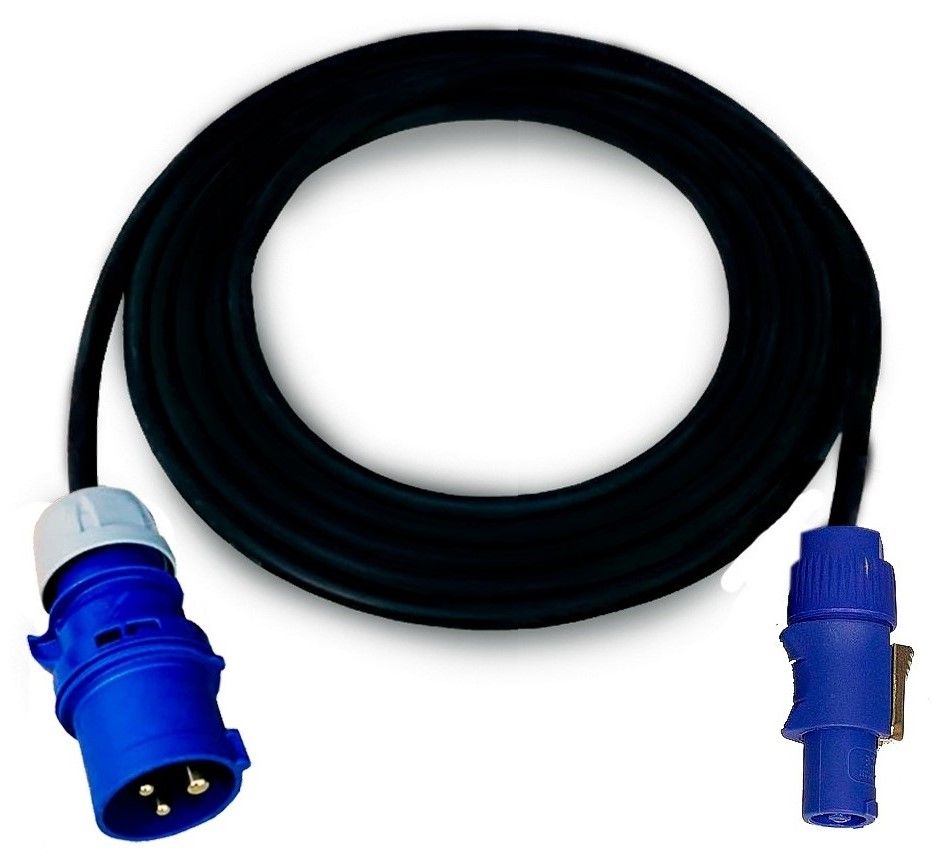 Удлинитель кабельный силовой EDS CP 3Х2.5-10А CEE 16A-3PIN/POWERCON 10М