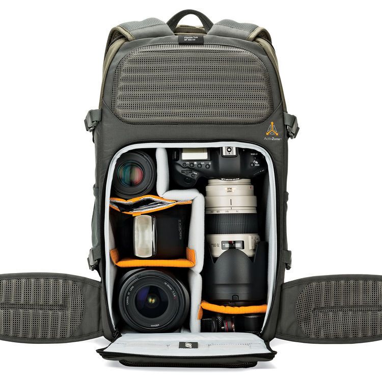 Рюкзак LOWEPRO FLIPSIDE TREK BP 450 AW СЕРЫЙ/ТЕМ.ЗЕЛ