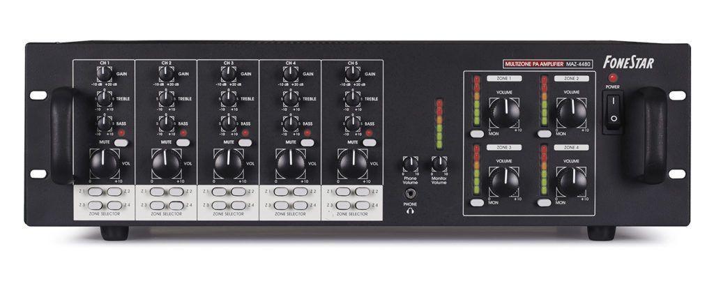 Многозонный усилитель мощности FONESTAR MAZ-4480