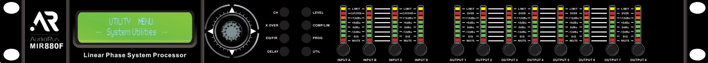 Аудиоконтроллер AUDIORUS MIR880F (DANTE)