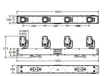 Поворотная BEAM голова LEXOR LC11405