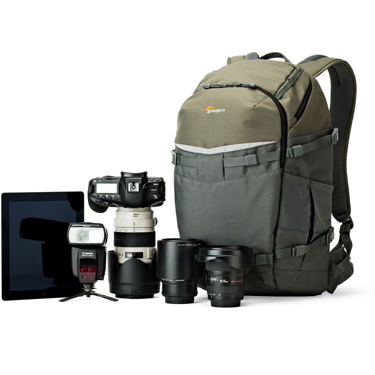 Рюкзак LOWEPRO FLIPSIDE TREK BP 450 AW СЕРЫЙ/ТЕМ.ЗЕЛ
